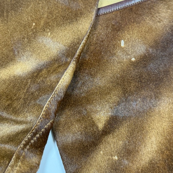 Frye Veronica Brown Calf Hair Leather Slouch Tall Boots S-484 Sz 7.5 - Picture 10 of 10